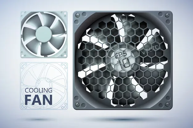 Replacement laptop cooling fan