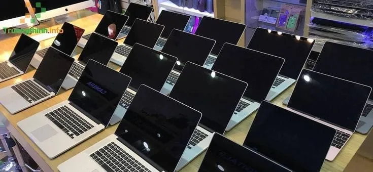 Renewed laptops lined up and ready for delivery in Ahmedabad